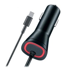 Rapid Type C Car Charger with QuickCharge 2.0 Technology - Black Tip