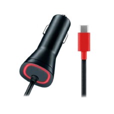Rapid Type C Car Charger with QuickCharge 2.0 Technology - Red Tip