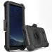 ElloGear Samsung Galaxy S8 Plus Heavy Duty Hybrid Shockproof Rugged Protective Case and Holster w/ Rotating Kickstand  (S8 Case & Dual Chargers)